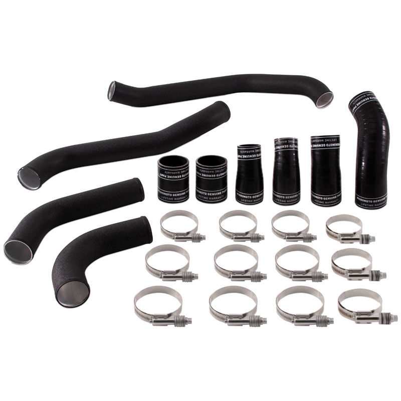 Mishimoto — Mishimoto 2017+ Ford F150 3.5L EcoBoost Hot-Side Intercooler Pipe Kit - Wrinkle Black
Intercooler Pipe Kit - view 3